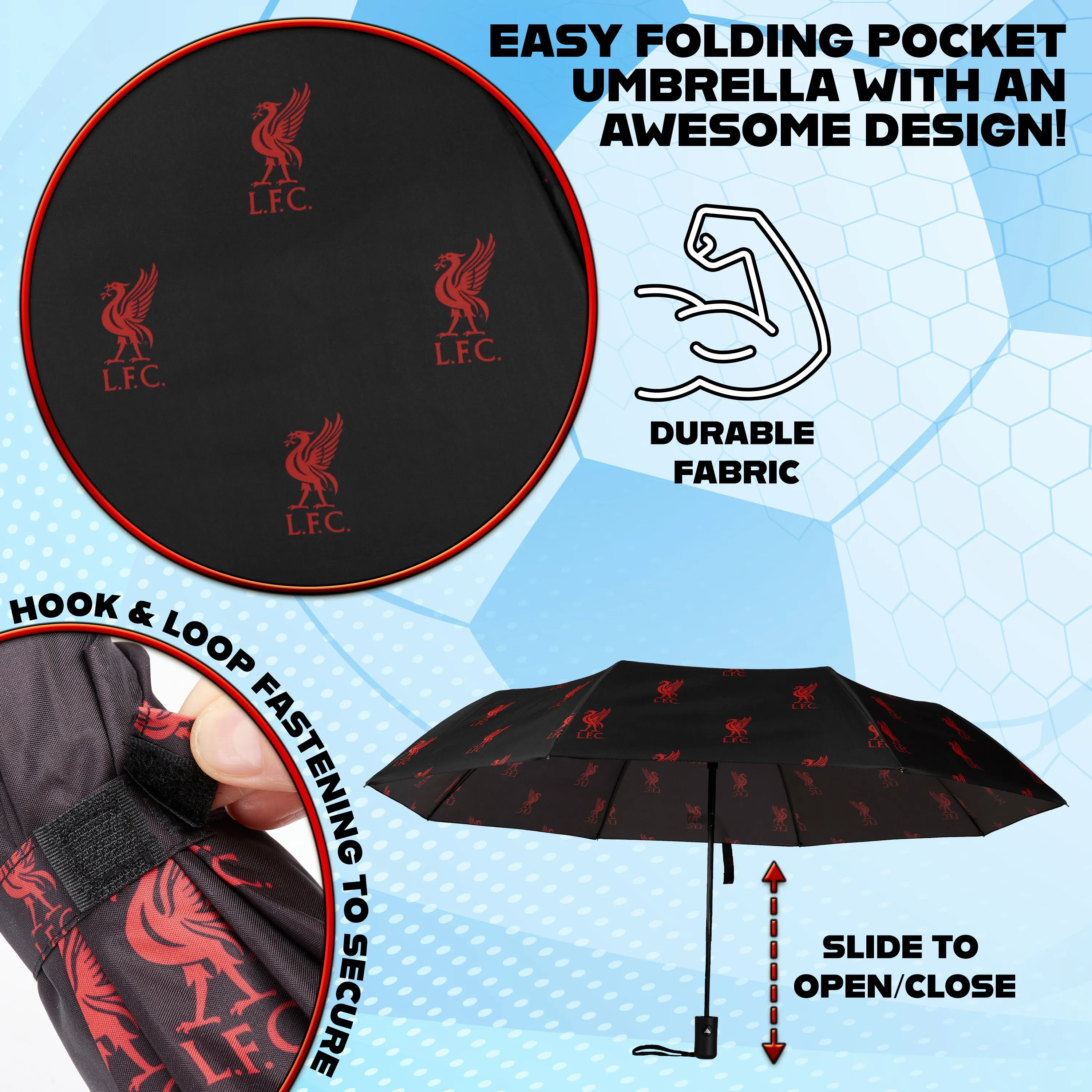 Liverpool FC Umbrella for Adults and Teens