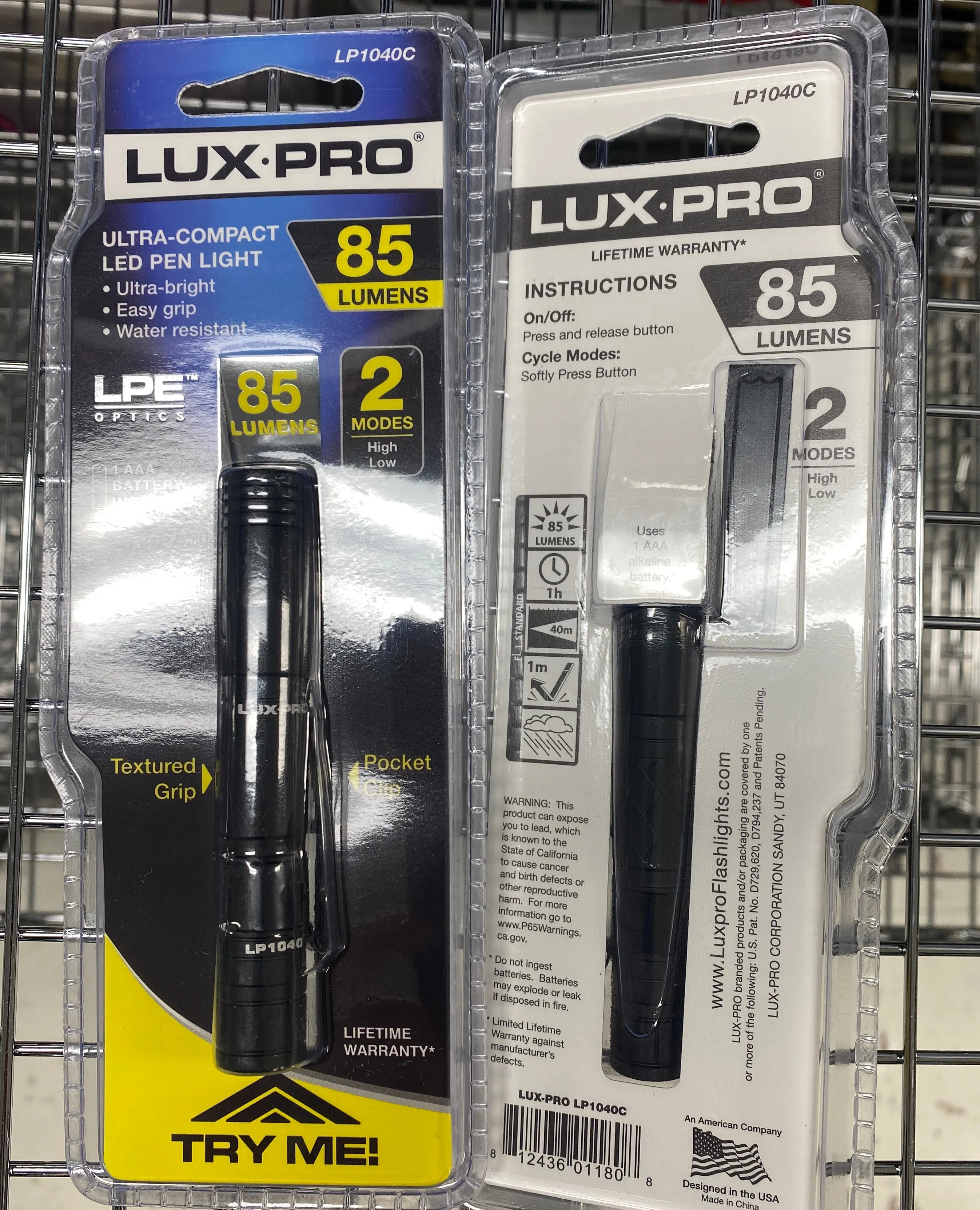 LUX-PRO Tac Pen 1040 LED Flashlight