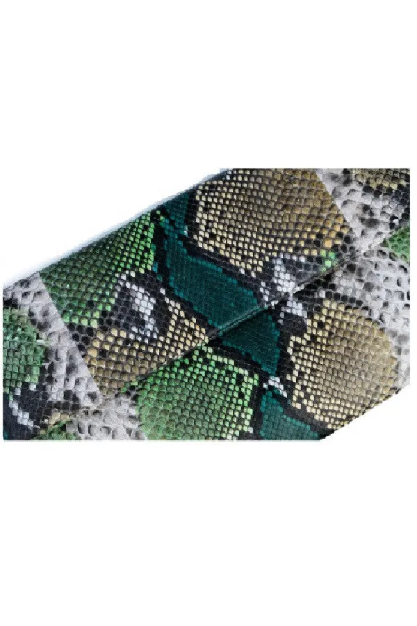 Mandalay Forest Motif Foldover Clutch