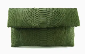 Mandalay Olive Foldover Clutch