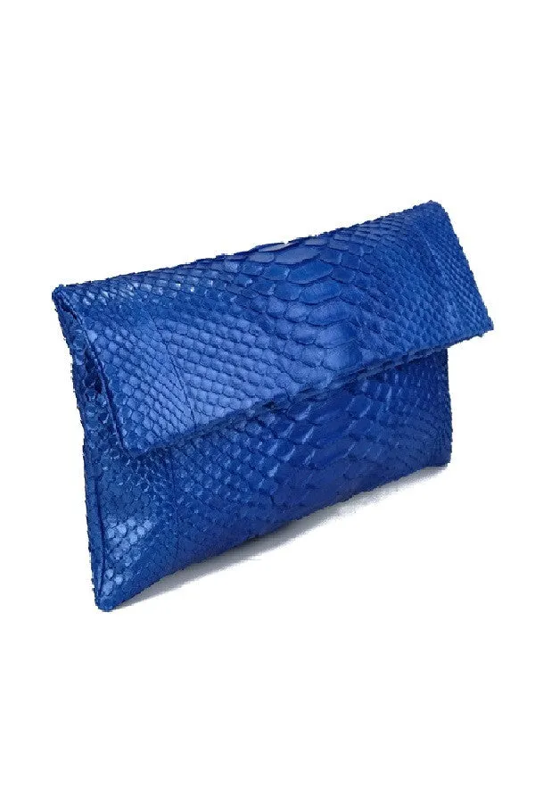 Mandalay Sapphire Foldover Clutch