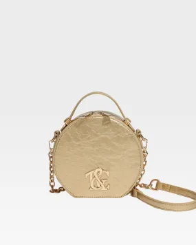 Mini Crossbody Bag in Gold