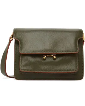 Mini Soft Trunk Shoulder Bag in Khaki