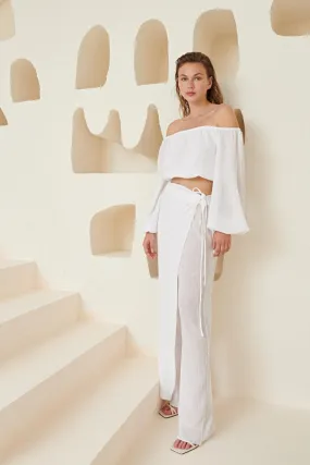Nala Beach Pants - White