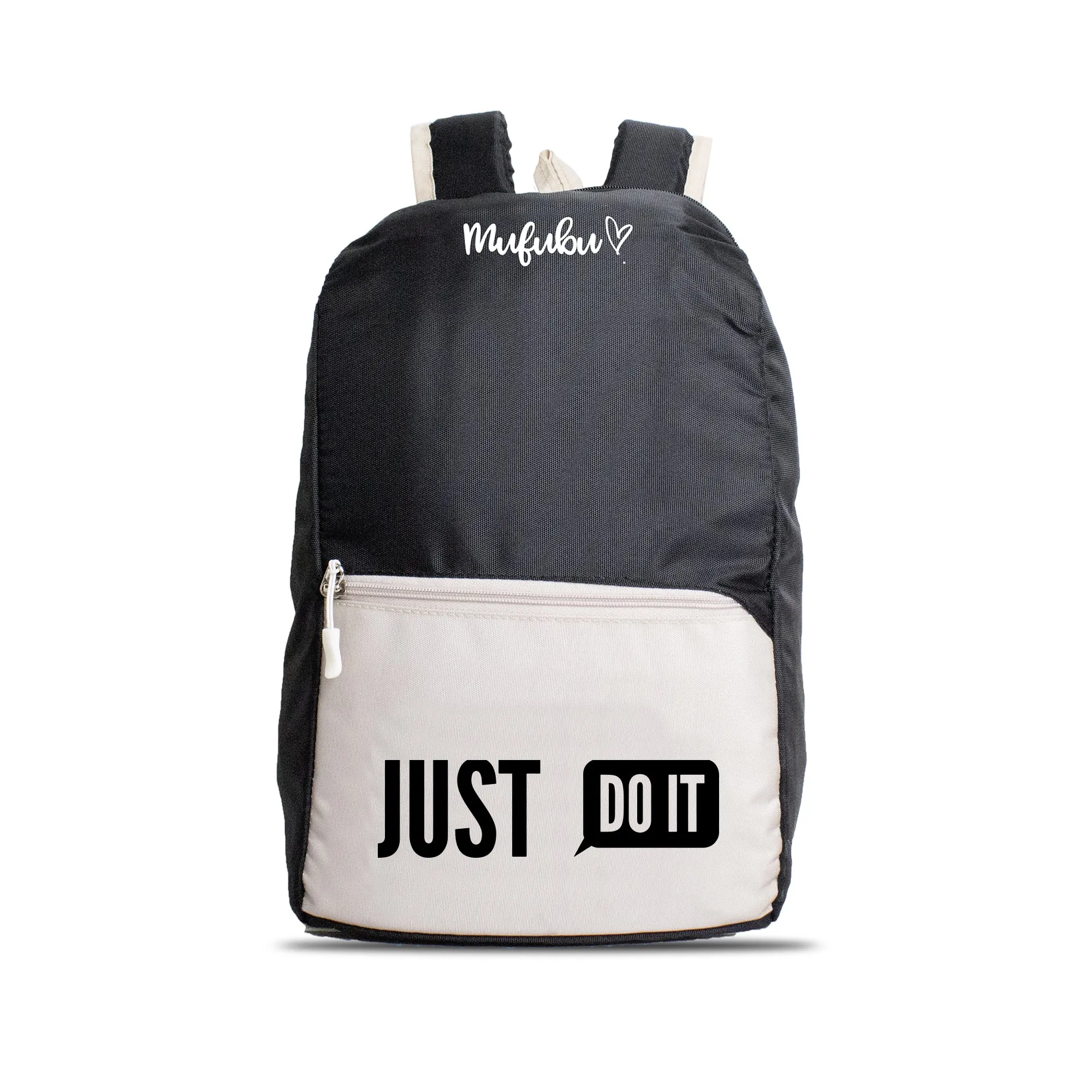 Nano Backpack 15 Ltr Just Do It Black   Beige