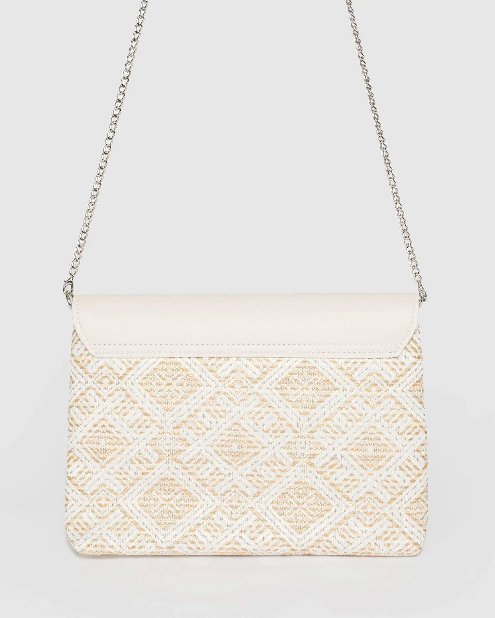Natural Desdemona Envelope Clutch Bag