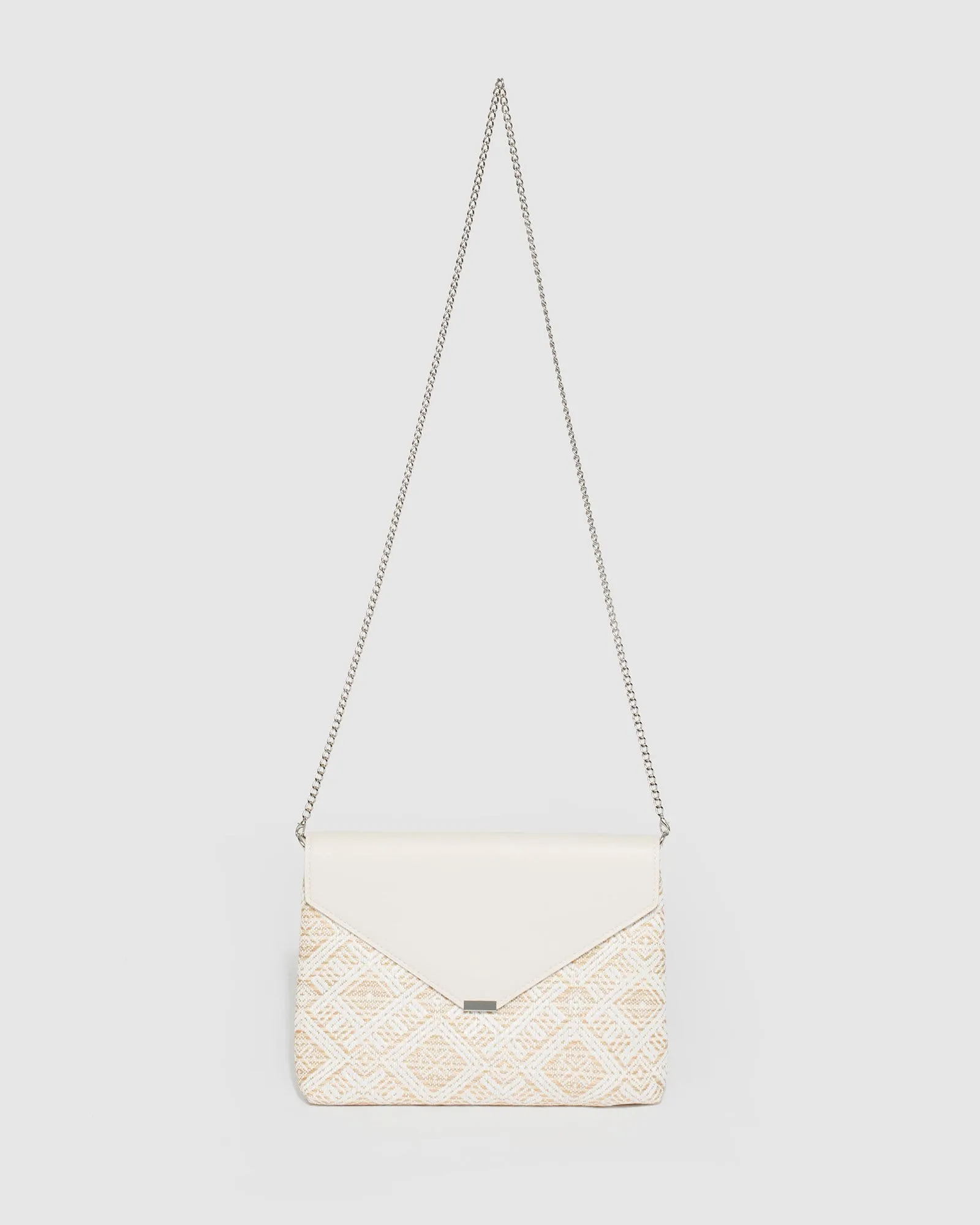 Natural Desdemona Envelope Clutch Bag