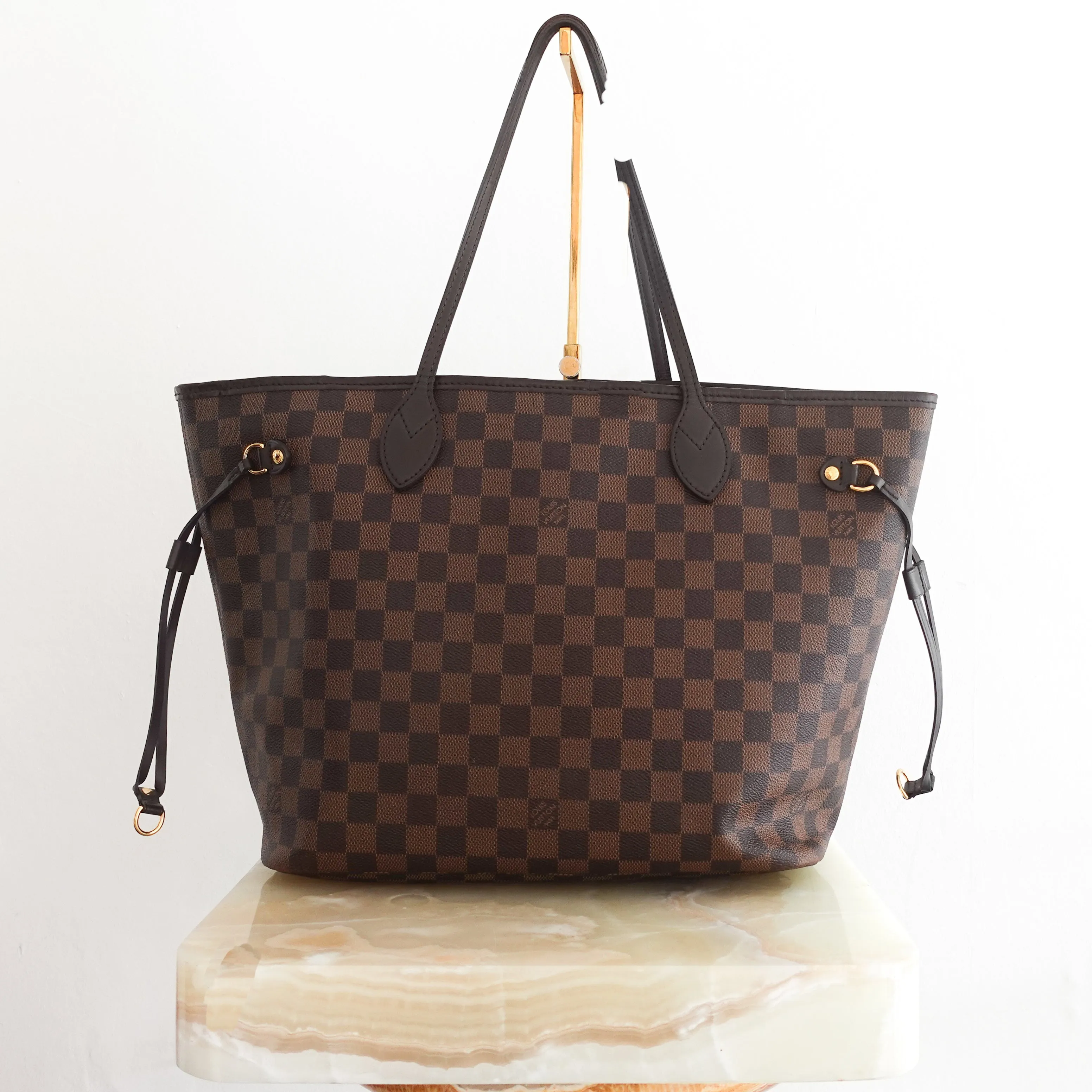 Neverfull MM Damier Ebene Canvas Tote Bag RRP £1.4k