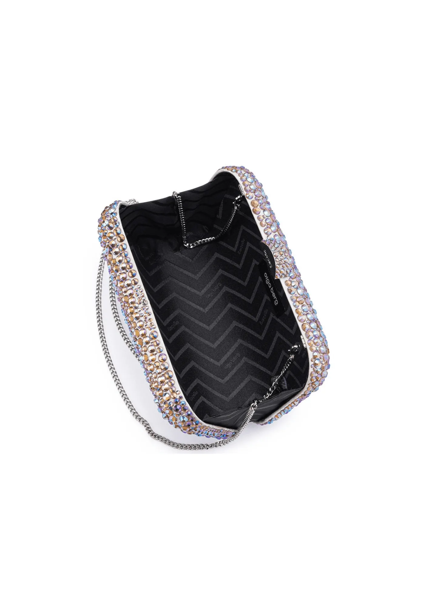 OLGA BERG - Casey Hot Fix Clutch Pastel