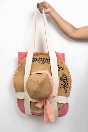 Peach Beach Bag