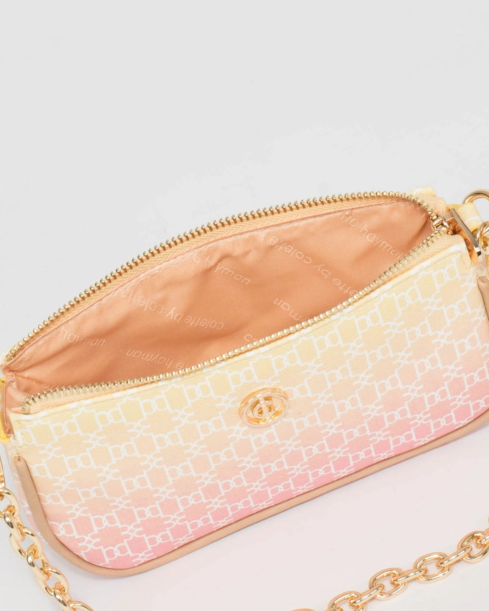 Print Vivian Chain Crossbody Bag