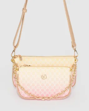Print Vivian Chain Crossbody Bag