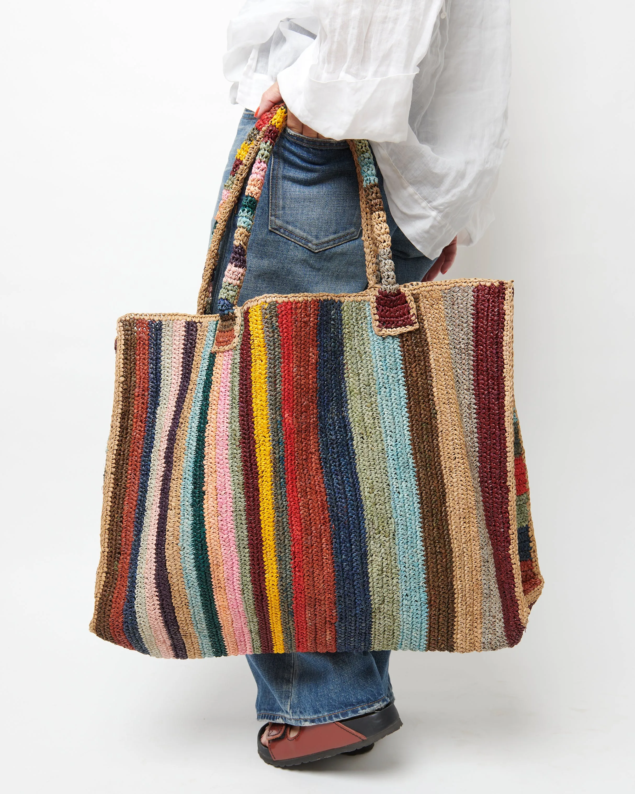 Raffia Bag Weekender Circus