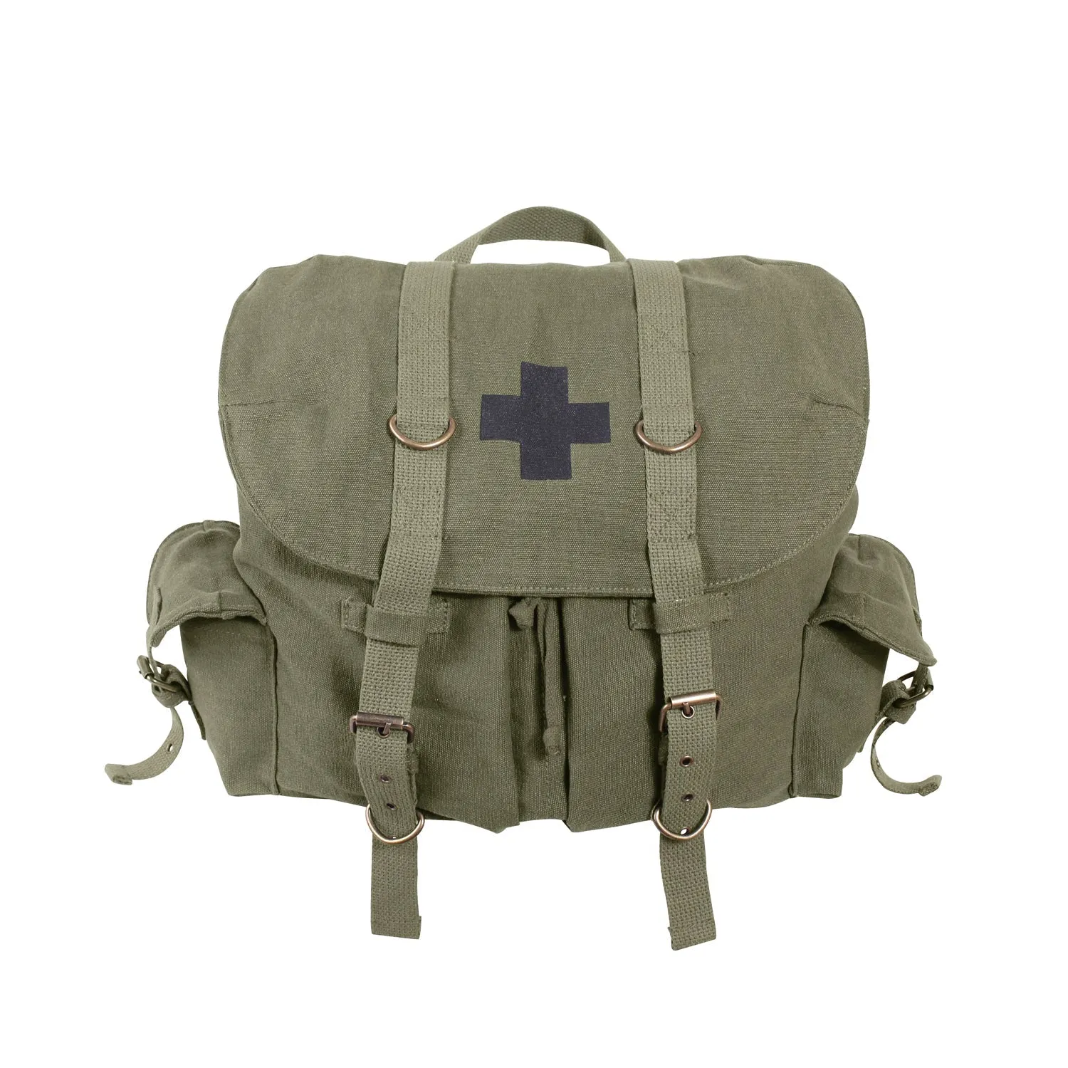 Rothco Vintage Compact Weekender Pack OD w. Cross (9535)