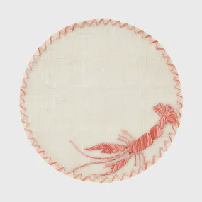 Straw lobster placemat, set of four