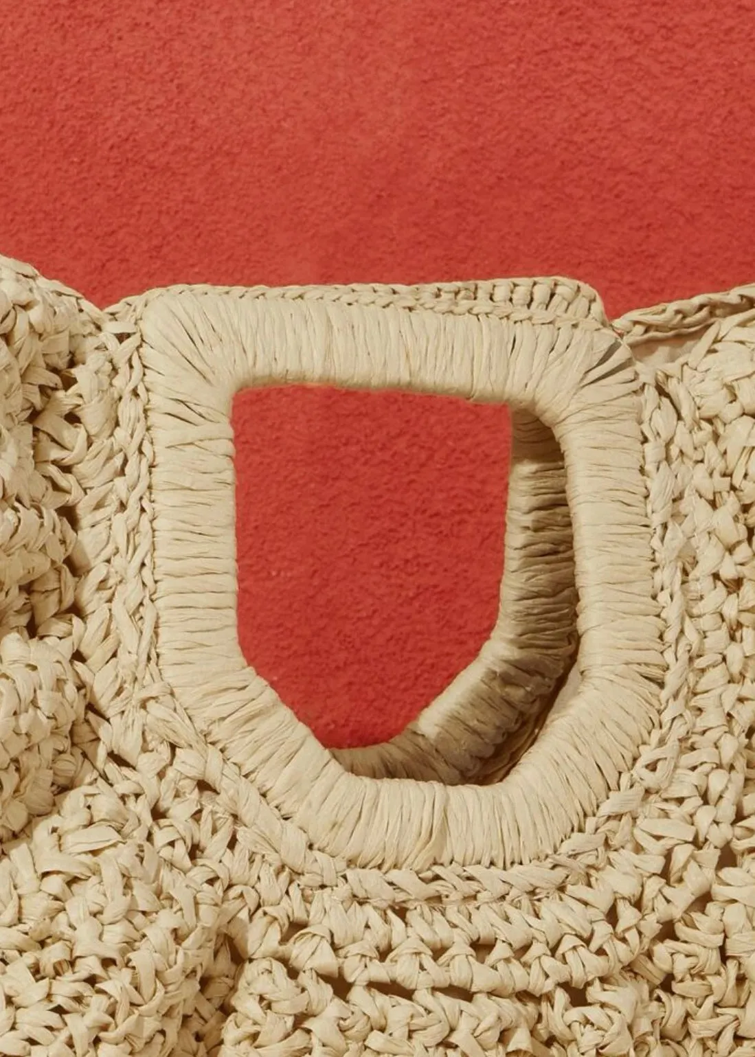 Straw Woven Beach Handbag