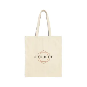 “Style To Fit” Canvas Tote Bag