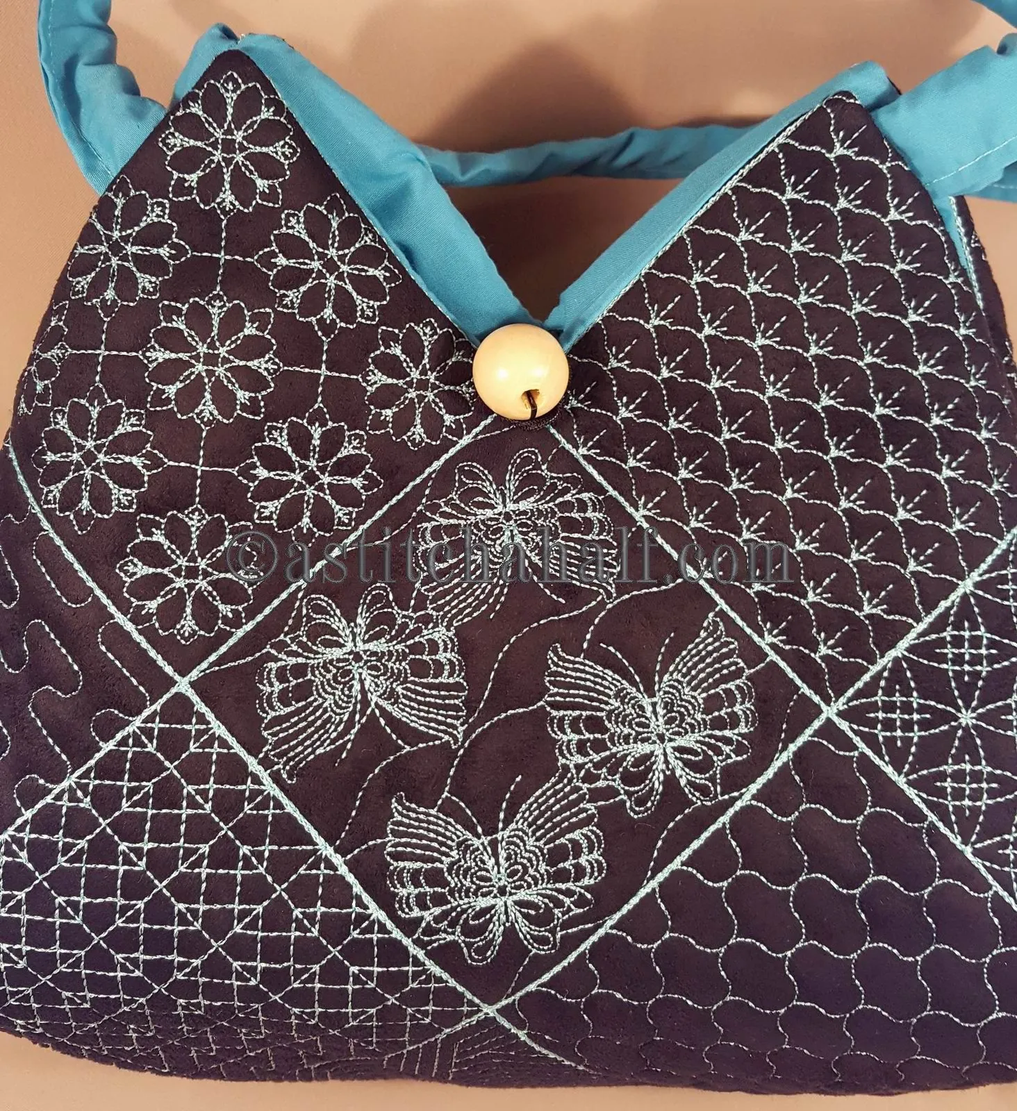 Taney Sashiko Quilt Blocks and Tote Bag