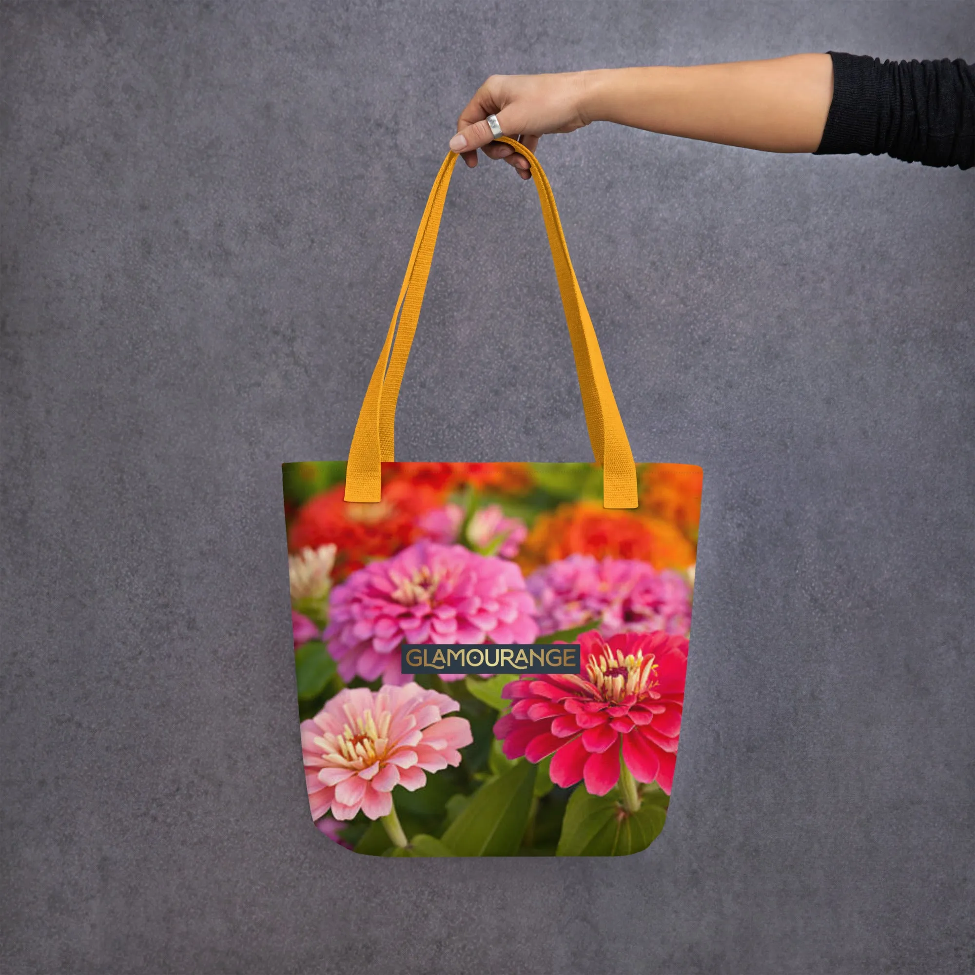 Tote Bag Women Designer (Flower Pattern 0015)