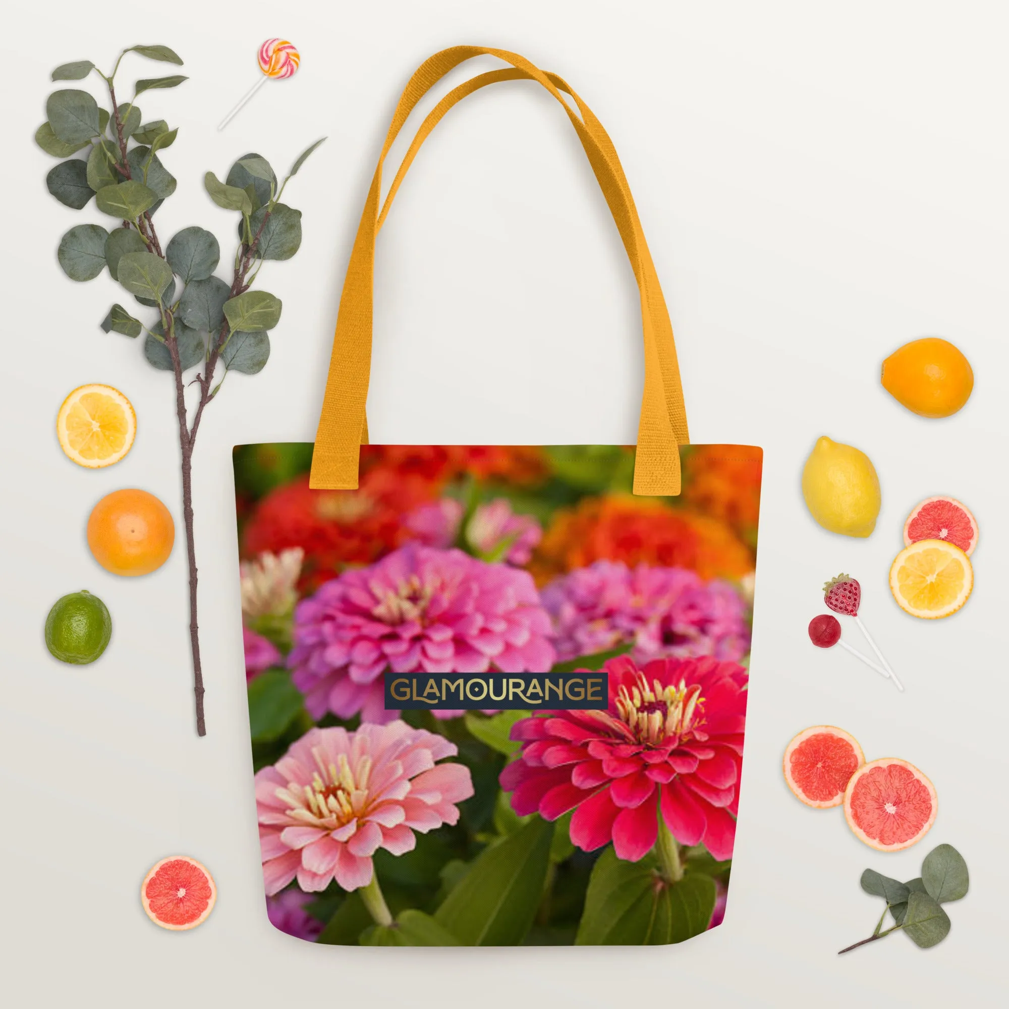 Tote Bag Women Designer (Flower Pattern 0015)
