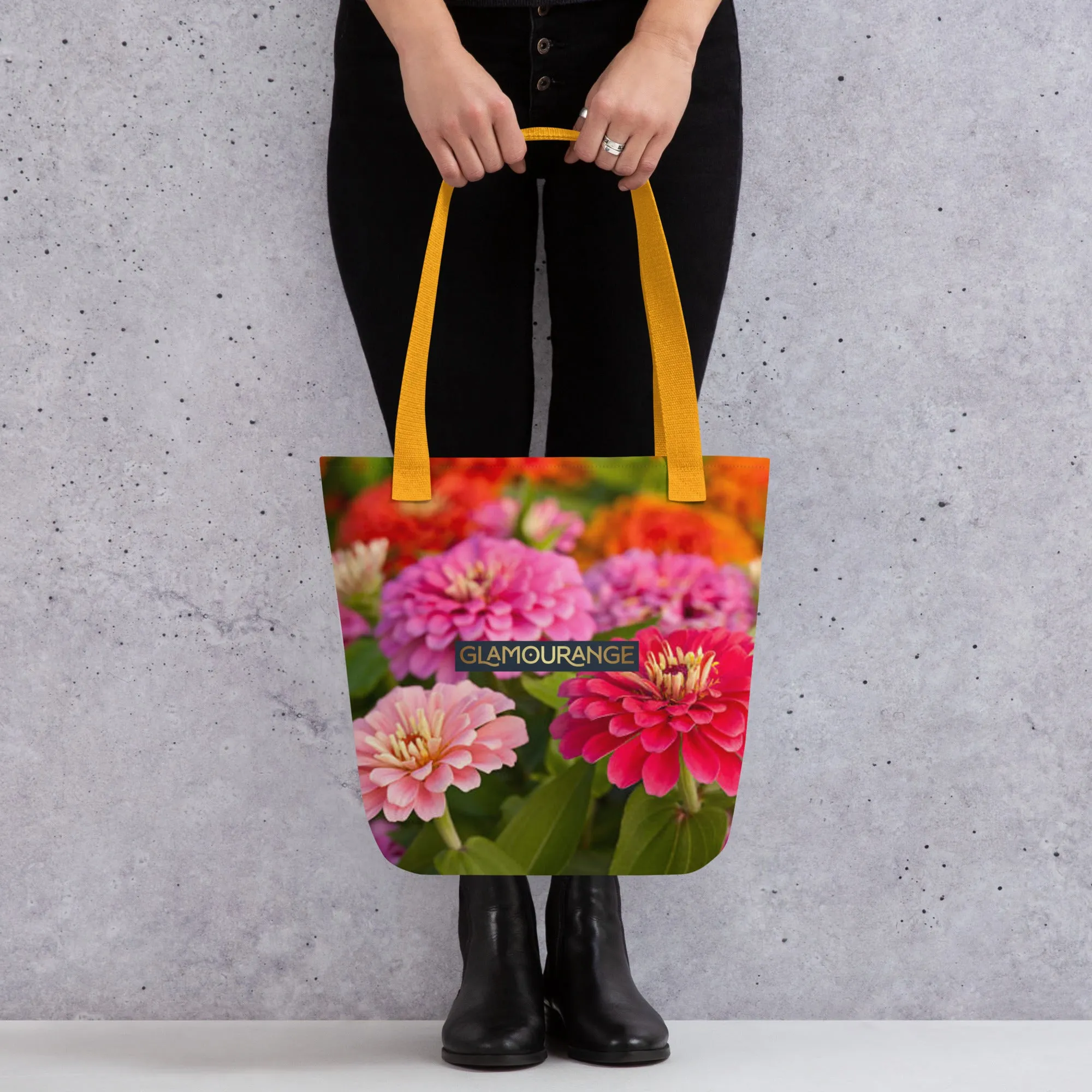 Tote Bag Women Designer (Flower Pattern 0015)