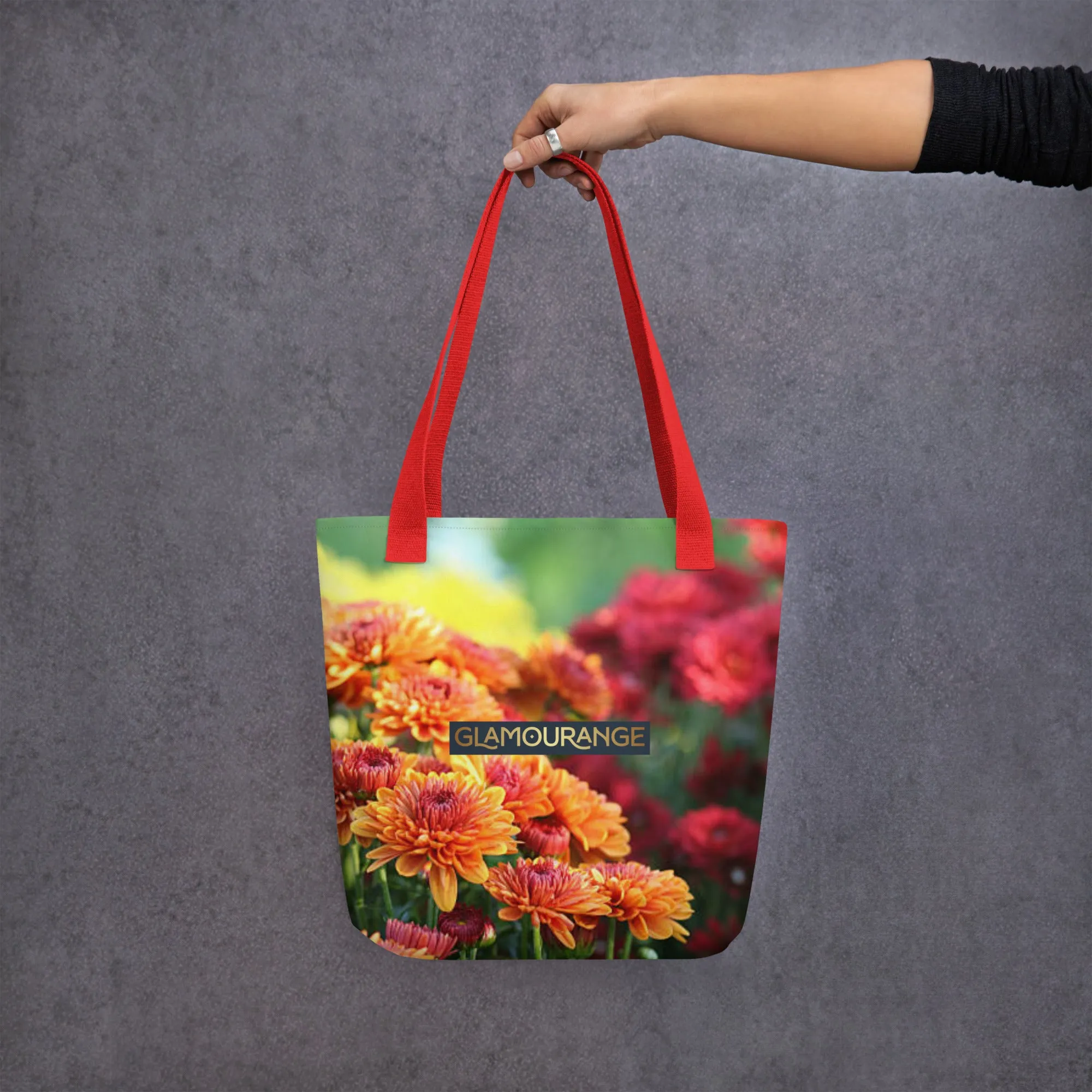 Tote Bag Women Designer (Flower Pattern 0019)