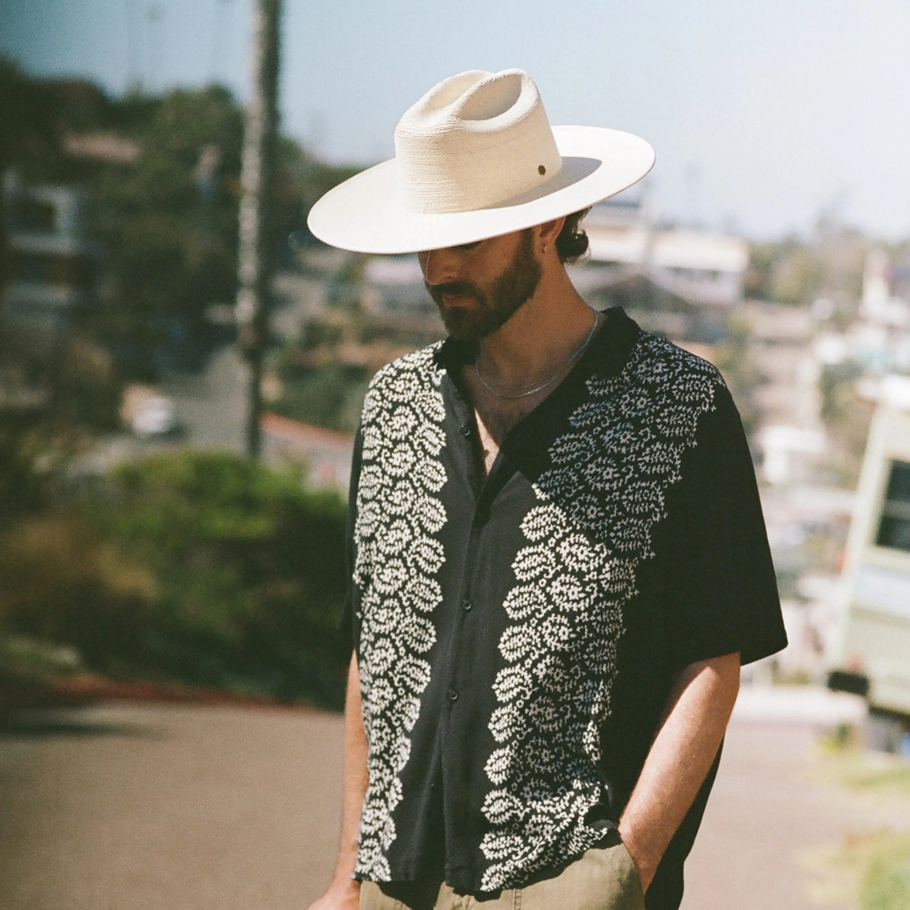 Weekend Vibes Straw Fedora in Sand