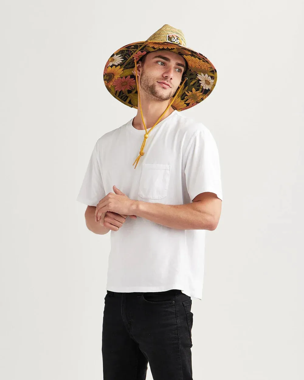 Woodstock Straw Lifeguard Hat