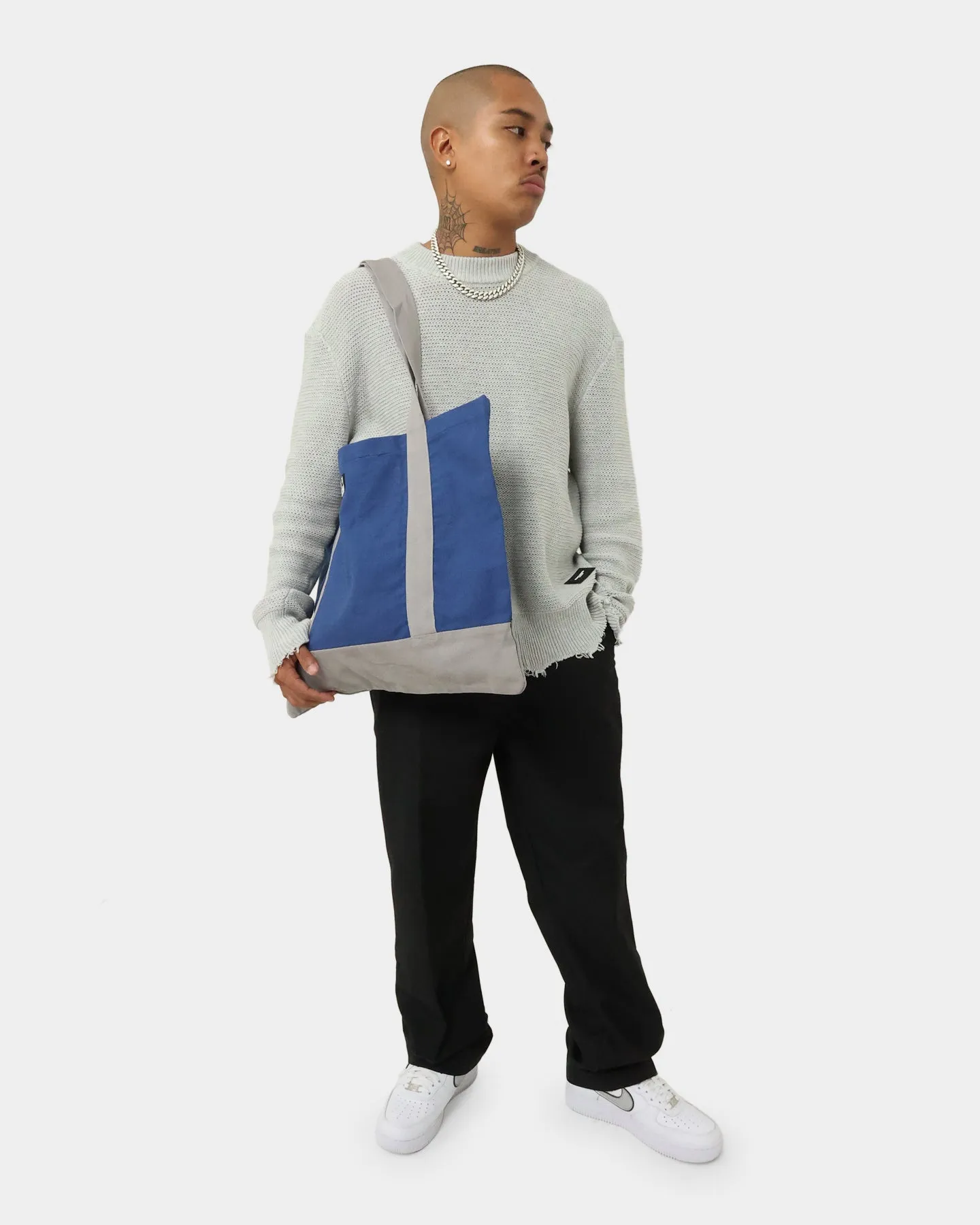 XLARGE 91 Contrast Tote Bag Navy/Grey